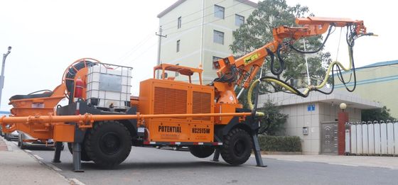 Shotcrete δύναμης μηχανών ρομποτική μηχανή 4kw για τη λειτουργώντας σήραγγα τμημάτων Midium