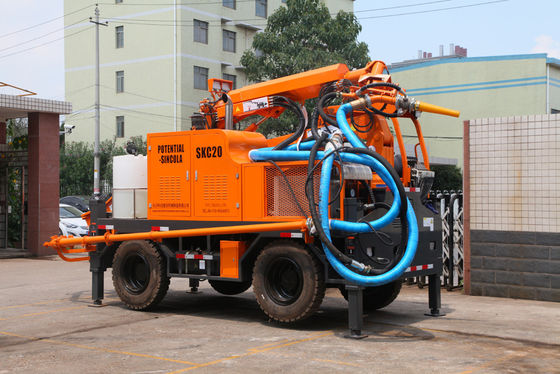 KC2512W ρομποτικό Shotcrete βάρος μηχανών 10T για τη λειτουργώντας σήραγγα τμημάτων Midium